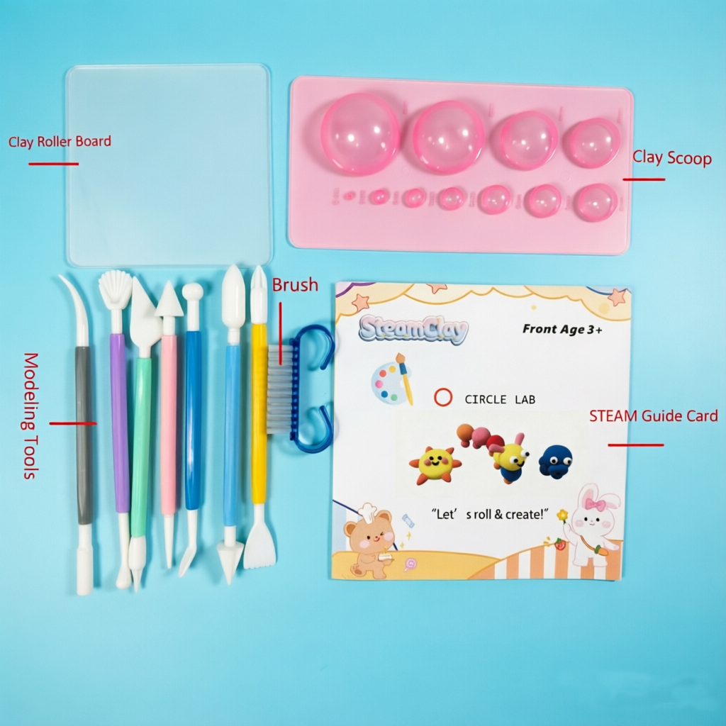 STEAM Circle Shape Clay Kit