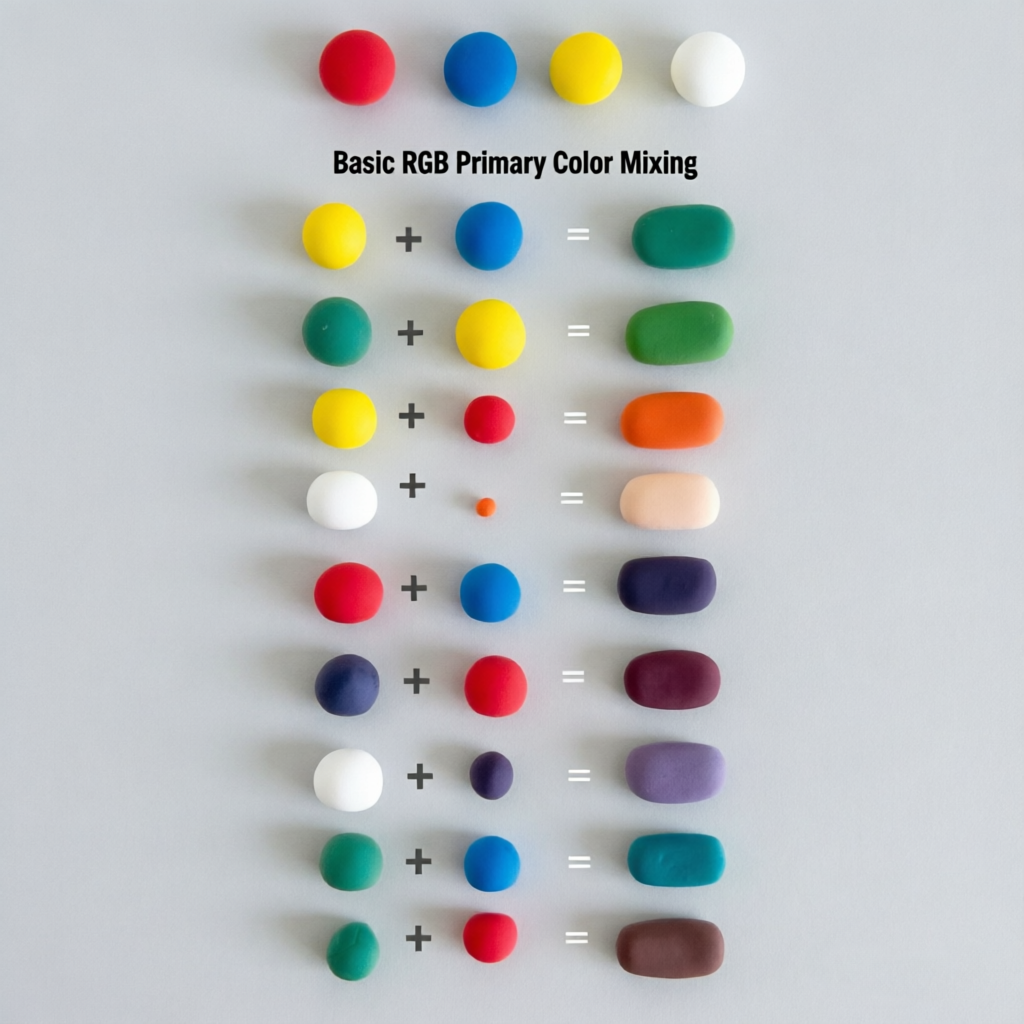 Color Mixing Lab Clay Kit